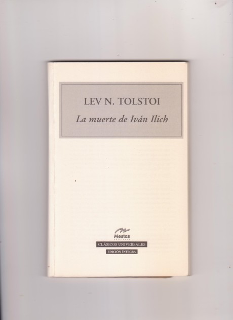 Portada del libro La muerte de Iván Ilich de León Tolstoi